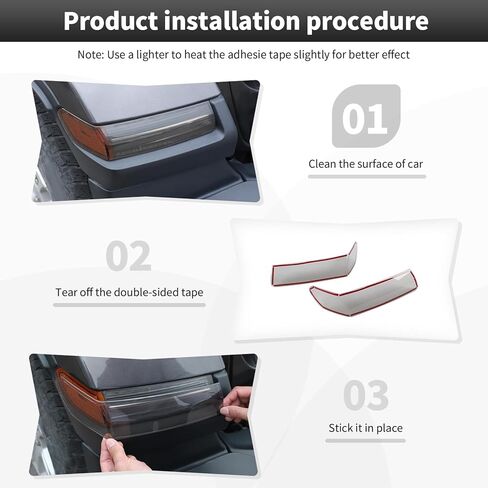 CheroCar Smoked Black Turn Signal Light Cover Front Side Turn Light Eyebrow Light Cover Trim Frame Fit for 2018-2025 Jeep Wrangler JL JLU & 2020-2025+Gladiator JT Exterior Accessories in Kuwait