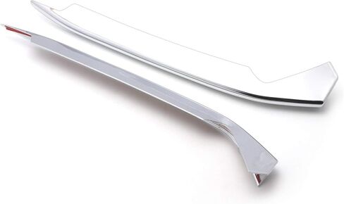 x xotic tech Exterior Front Fog Light Eyebrow Bezel Frame Cover Trim, Chrome, Compatible with Honda Accord 10th Gen 2018-2020 in Kuwait
