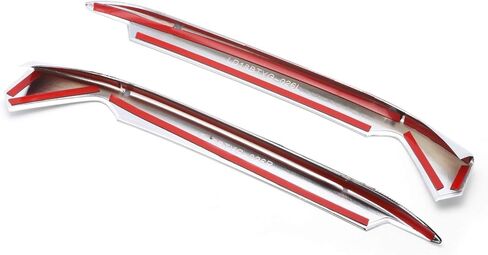 x xotic tech Exterior Front Fog Light Eyebrow Bezel Frame Cover Trim, Chrome, Compatible with Honda Accord 10th Gen 2018-2020 in Kuwait