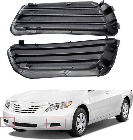 2-Pack Fog Lamp Light Cover Replacement for 2007 2008 2009 Toyota Camry TO2598103 TO2599103 in Kuwait