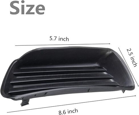 2-Pack Fog Lamp Light Cover Replacement for 2007 2008 2009 Toyota Camry TO2598103 TO2599103 in Kuwait