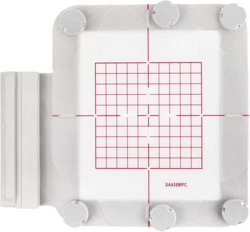Maggiehoop Magnetic Embroidery Machine Hoop for Brother Innovis NQ1700E NQ1600E NQ1400E NQ3600D Dream Machine VE2200 4000D 1500D V7 V5 VM5200 Stellaire XE1 and Babylock Flare (4"x4", SA438M) in Saudi Arabia