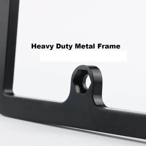 License Plate Frame Backup Camera 8 IR LEDs Night Vision Heavy Duty Metal Frame Waterproof Rear View Camera for Reversing Parking -Universal Fit for US Cars, Trucks, SUVs, Pickups in Saudi Arabia