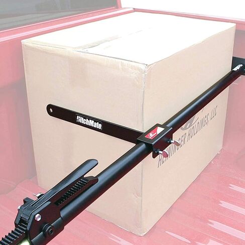 Heininger HitchMate Black 4017 Cargo StabiLoad Divider Bar (عبوتان) - مناسب عالمي لموديلات HitchMate 4015 و4016 - شريط مقسم البضائع للشاحنة in Kuwait