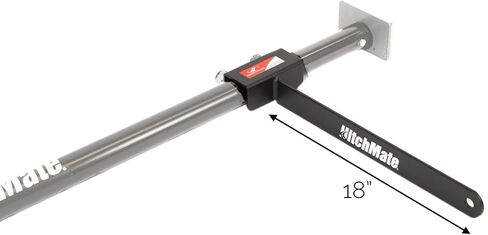Heininger HitchMate Black 4017 Cargo StabiLoad Divider Bar (عبوتان) - مناسب عالمي لموديلات HitchMate 4015 و4016 - شريط مقسم البضائع للشاحنة in Kuwait