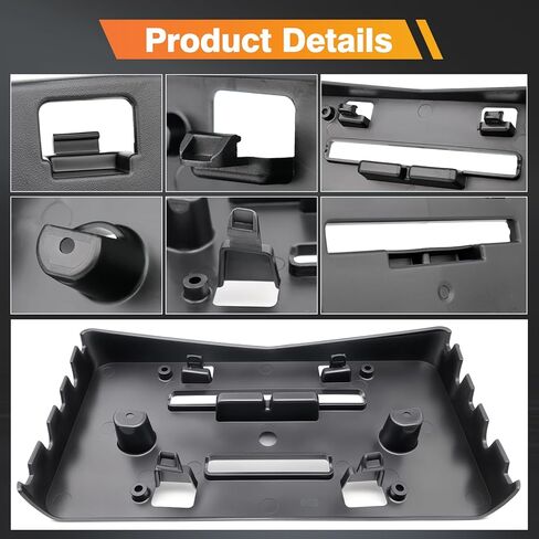 License Plate Bracket Holder Compatible with 2019-2025 Chevy Malibu, Front Bumper License Plate Mounting Frame Replaces 84524301 in Saudi Arabia