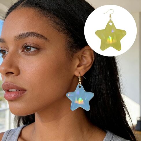 1 Pcs Blue Star Silicone Mold Exquisite Five-Pointed Star Shape Silicone Holographic Chocolate Mold for Resin Casting Jewelry Casting Supplies Home Decoration in Saudi Arabia