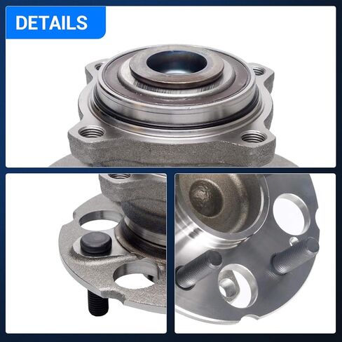 Autoround 512344 FWD محمل العجلات الخلفية ومجموعة المحور متوافقة مع Honda CR-V 2007-2011، Crosstour 2012-2015، Accord Crosstour 2010-2011، 5 عروة مع ABS in Kuwait