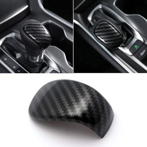 x xotic tech Interior Gear Shift Lever Head Knob Cap Cover Trim, Carbon Fiber Pattern, Compatible with Honda Accord 10th Gen 2018-up, CRV/HRV 2023-up, Civic 11th Gen 2022-up in Kuwait
