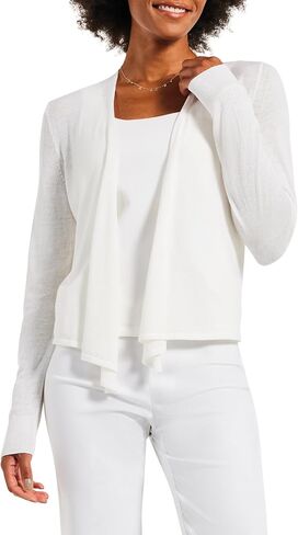 NIC+ZOE Women's Petite All Year 4-Way Cardigan, Coral in Saudi Arabia