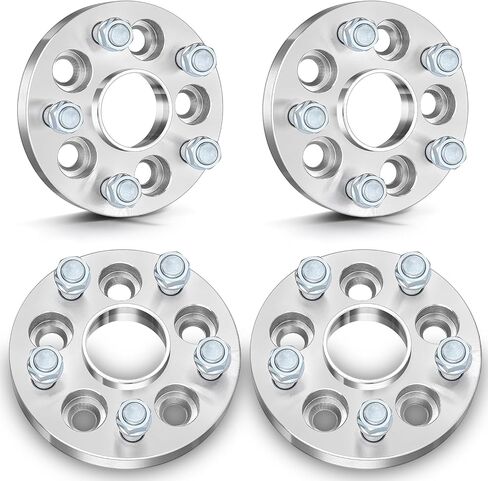 SCITOO 4 pcs 5LUG 20mm Wheel Spacers Adapters 5x100 to 5x112 with 14x1.5 Studs 57.1CB Compatible with for S4 1993-2008 for Tiguan 2009-2017 for 5000 1979-1988 Wheel spacers in Kuwait