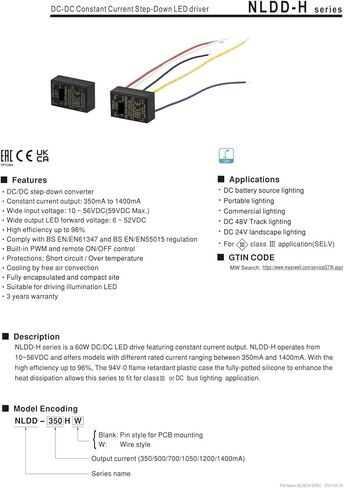 NLDD-350H/500H/700H/1050H/H محرك التيار الكهربائي (NLDD-700H) in Kuwait