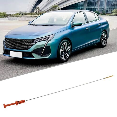 Engine Oil Dipstick Compatible with 106 206 306 307 Car Engine Oil Level Dipstick Match Replacement Accessories 117475 in Saudi Arabia