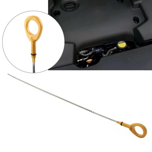 Engine Oil Dipstick Compatible with Toyota for Corolla for Matrix 2003-2008 for Celica 2000-2005 570mm Car Engine Oil Level Dipstick 1530122050 in Kuwait