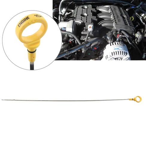 Engine Oil Dipstick Compatible with Chrysler for Pacifica 2007 2008 for Town for Country 2008 2009 2010 743mm Auto 4.0L Engine Oil Level Dipstick 4593604AA in Kuwait