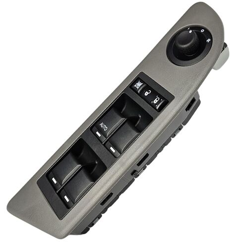 SWITCHDOCTOR Window Master Switch Assembly for 2005, 2006, 2007, 2008, 2009, 2010, 2011 Dodge Dakota Quad Cab & 2004, 2005, 2006 Durango (Full Assembly with Gray Bezel & Mirror Switch) in Kuwait
