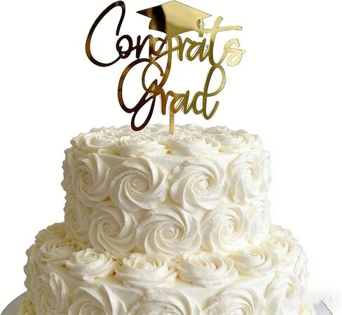 Congrats Grad Cake Topper,Graduation Party Decorations,Class of 2026 Cake Topper,2026 Graduation High School College Senior Celebration Party Decorations in Saudi Arabia