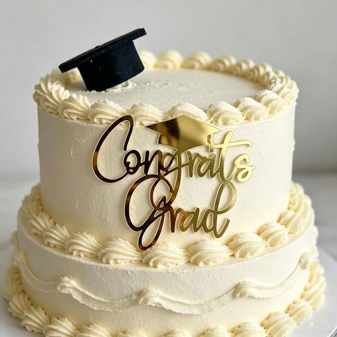 Congrats Grad Cake Topper,Graduation Party Decorations,Class of 2026 Cake Topper,2026 Graduation High School College Senior Celebration Party Decorations in Saudi Arabia