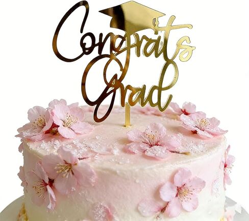 Congrats Grad Cake Topper,Graduation Party Decorations,Class of 2026 Cake Topper,2026 Graduation High School College Senior Celebration Party Decorations in Saudi Arabia