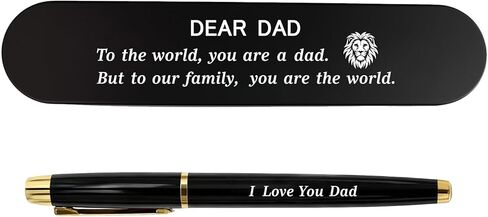 تنويه هدايا عيد الأب للأب - مجموعة هدايا قلم I Love You Dad - تذكار عيد ميلاد الأب من الابنة والابن in Kuwait