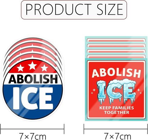 35 قطعة من ملصقات Abolish ICE، ملصقات الفينيل الخاصة بحقوق المهاجرين غير القانونيين، ملصقات احتجاج على نشاط العدالة الاجتماعية، ملصقات توعية مقاومة للماء لأجهزة الكمبيوتر المحمول، ممتص الصدمات للسيارة، زجاجة مياه in Kuwait