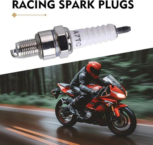 Motorcycle Ignition Coil and Spark Plug Nozzle, GY6 50cc 125cc 150cc Engine Modification Part, High-voltage Four-stroke Ignition Coil, Universal for Motorcycle Off-road Scooter (Orange) in Kuwait
