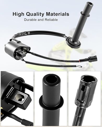 Ignition Coil Spark Plug Cap Kit Fit for Kawasaki KX250 KX250X KX250F KX450 2009-2024 Some Models Replace 21121-0706 21121-0707 21160-0014 in Kuwait