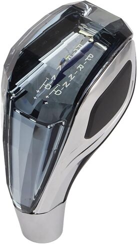 KIMISS LED Gear Shift Knob for Cars, 7-Color Auto-Switch, Touch Activated Shifter Head, Fits M12 M10 M8 Lever, Crystal Design in Saudi Arabia