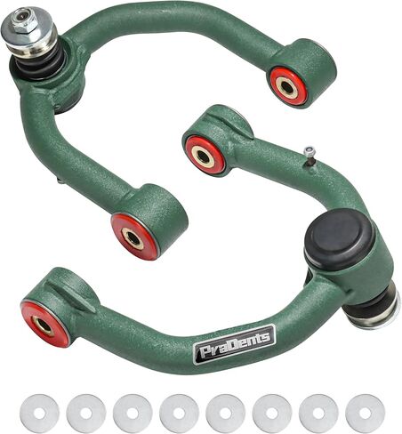 2-4" Lift Front Upper Control Arms for 1996-2002 Toyota 4Runner, 1995-2004 Toyota Tacoma, Tubular Arms with Ball Joint, Replacement OEM Factory Suspension Arms, Wrinkle Green in Saudi Arabia