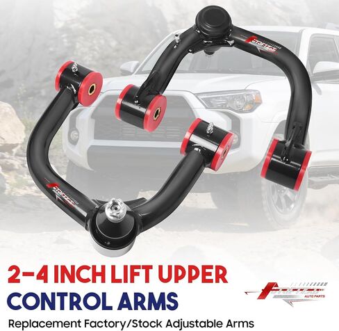 2-4" Lift Front Control Arms for 2003-2022 To-yo-ta 4Runner/ 2007-2014 FJ Cruiser, for 2003-2009 Lex-us GX470/ 2010-2016 GX460 Suspension Kit Adjustable Upper Control Arm in Kuwait