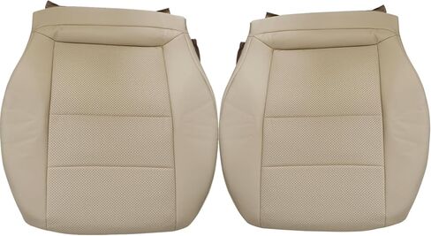 Mythoria Front Driver Bottom Leather Seat Cover Gray Leather Fit for Mercedes Benz C250 C300 C350 2008-2014 ＆ GLK250 GLK280 GLK300 GLK350 2008-2015 in Saudi Arabia