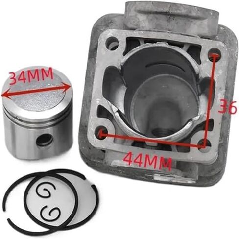 34MM Cylinder Piston Pin Kit Fit for HCA-261 PB-261i PAS-260 PAS-260 Or 261 SHC-260 SHC-261 T in Kuwait