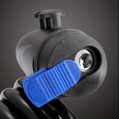 Mountain Bike Lock Universal Bicycle Anti-Theft Steel Lock for Road Bike Mountain Bike 1pcs （Black in Saudi Arabia