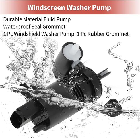 No.84134930/372693 Windshield Washer Pump W/Grommet for Chevy Equinox for GMC Terrain for Ford Escape C-max for Jeep Wrangler Cherokee Windshield Washer Fluid Pump in Kuwait