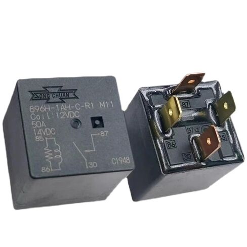 10 قطعة/الوحدة التتابع 896H-1AH-C-R1 M11 DC12V 50A 12V 4 دبابيس مرحل عالي الطاقة للسيارة in Kuwait