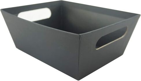 Celebrate It Black Gift Basket with Handles - Paper Gift Basket for Weddings, Parties, Birthdays - Bulk 12 Pack in Saudi Arabia