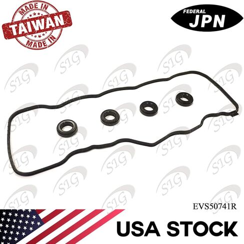 Engine Valve Cover Gasket Compatible with Acura & Honda Model ILX 2013-2015 & Civic 2006-2015 & HR-V 2016-2020 with Engine Base 1.8L L4 2.0L L4 (Replacement# VS50741R, 151082601) - EVS50741R in Saudi Arabia