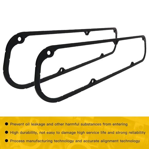 New 3/16" Valve Cover Gaskets Rubber with Steel Core Fit for Small Block Mopar 273 318 340 360 1967-1991 by Vicue in Kuwait