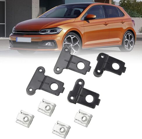 Pyhodi Headlight Tab Repair Kit, Left Right Side Headlight Headlamp Bracket Tab Repair Kits, Aluminium Alloy Simple Installation Scratch Resistant Stable Construction 2G0998225 in Kuwait
