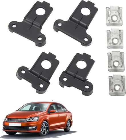 Pyhodi Headlight Tab Repair Kit, Left Right Side Headlight Headlamp Bracket Tab Repair Kits, Aluminium Alloy Simple Installation Scratch Resistant Stable Construction 2G0998225 in Kuwait