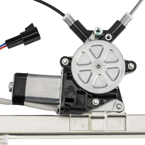 PHILTOP Front Left Driver Side Power Window Regulator and Motor Assembly Compatible with Hummer 2003 2004 2005 2006 2007 2008 2009 H2 Replaces 751-705,10390764,15184004(2 Pins) in Kuwait