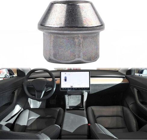 Wheel Lug Nut 1027002-00-B for Tesla Model 3/Y 2021-2024, Metal Construction for Secure Fit and Easy Installation in Saudi Arabia