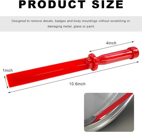 Chisel Scraper, 1" Wide Non-Marring Plastic Wheel Weight Remover with Ergonomic Grip, High Impact Resistant Scraping Tool for Removing Trims Gaskets Adhesives Caulks Decals in Saudi Arabia