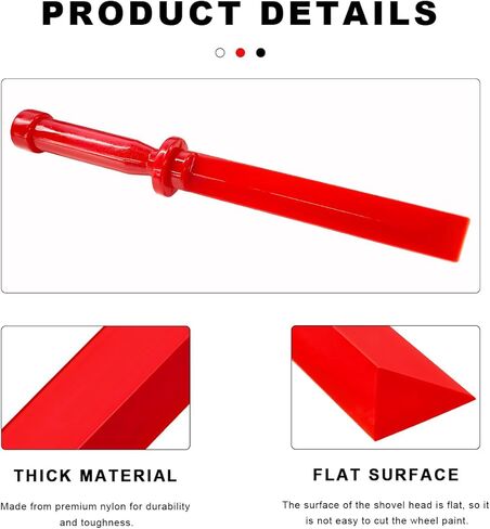 Chisel Scraper, 1" Wide Non-Marring Plastic Wheel Weight Remover with Ergonomic Grip, High Impact Resistant Scraping Tool for Removing Trims Gaskets Adhesives Caulks Decals in Saudi Arabia