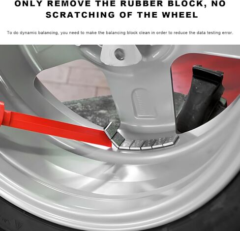 Chisel Scraper, 1" Wide Non-Marring Plastic Wheel Weight Remover with Ergonomic Grip, High Impact Resistant Scraping Tool for Removing Trims Gaskets Adhesives Caulks Decals in Saudi Arabia