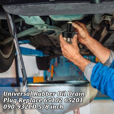 4 Pack 5/8 Inch Universal Oil Drain Plug Brass and Stainless Steel Rubber Plugs Automotive for Universal Car Accessories Replace Engine Expansion Plug in Kuwait