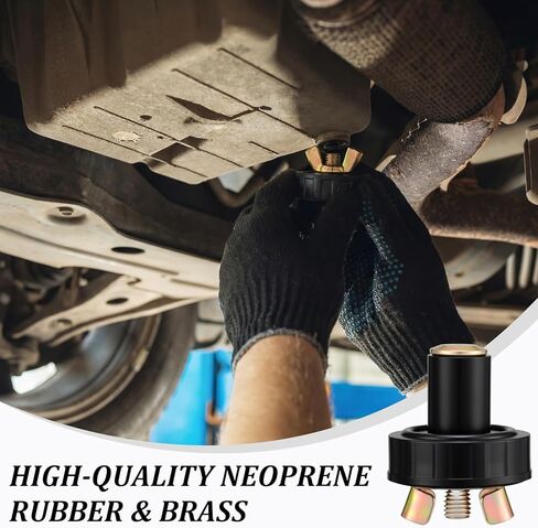 4 Pack 5/8 Inch Universal Oil Drain Plug Brass and Stainless Steel Rubber Plugs Automotive for Universal Car Accessories Replace Engine Expansion Plug in Kuwait