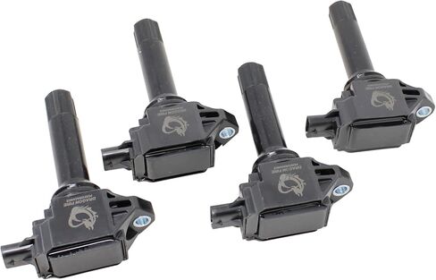 DRAGON FIRE PERFORMANCE Set of 4 Ignition Coils Compatible with 2013-2016 Subaru BRZ, Forester, Impreza, Legacy, Outback, XV Crosstrek 2.0L 2.5L 22433AA651 22433AA652 SU00300417 OEM Fit DFC1044-4 in Kuwait