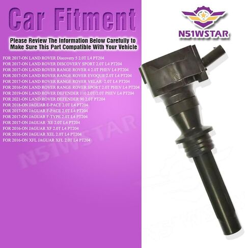 Ignition Coil Packs Set Of 4 Compatible With LAND ROVER Discovery 5 SPORT RANGE ROVER EVOQUE VELAR SPORT DEFENDER 110 90 For JAGUAR E-PACE F-PACE F-TYPE XE XF 2.0T L4 PT204 FOR UF862 UF854 in Kuwait