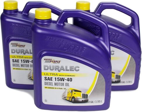 Royal Purple 80561 Duralec Ultra 15W40 Oil Case, 3 Gallon, 1 Pack in Kuwait